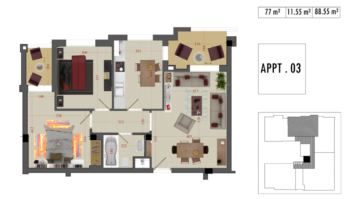 Appartement 0.3
